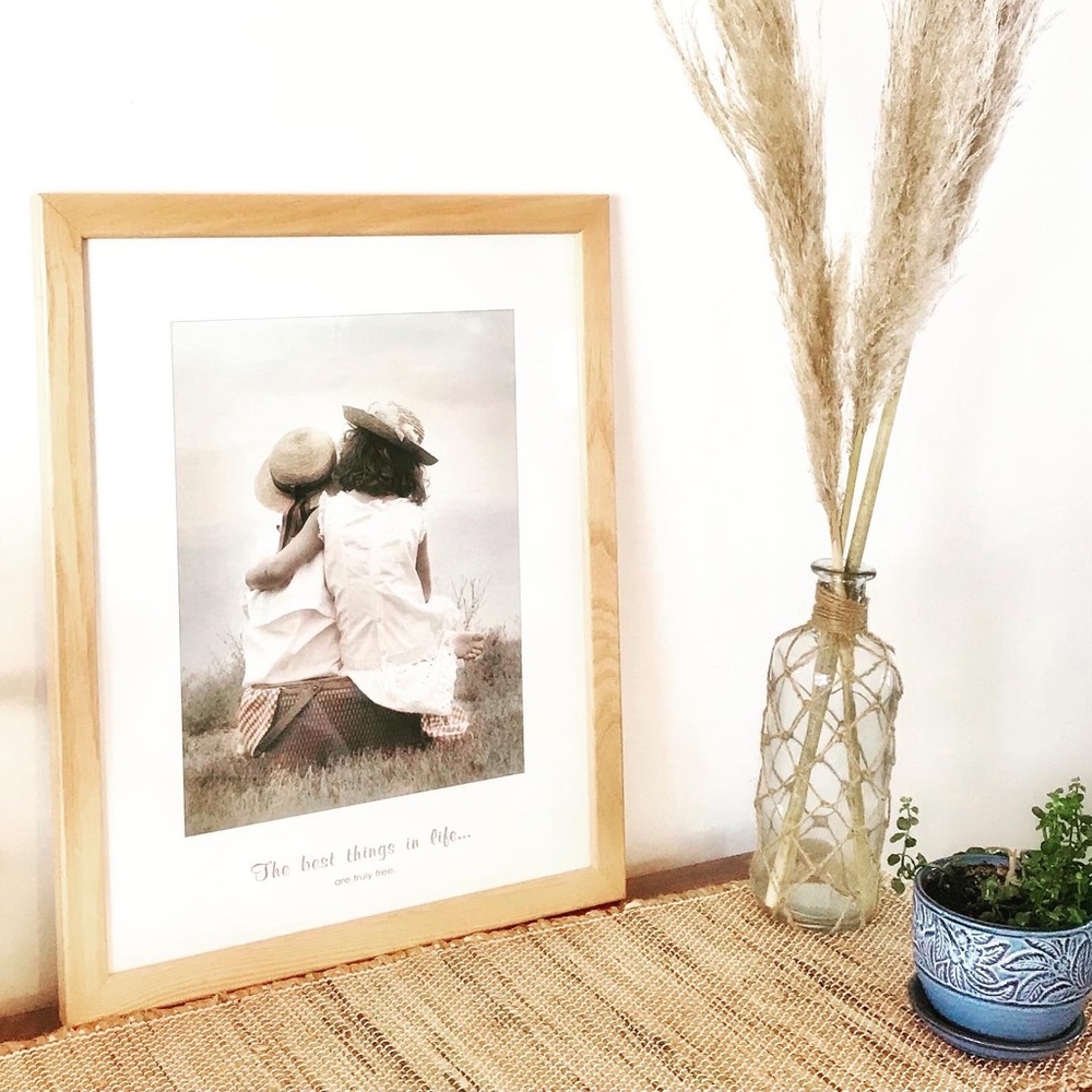 Framed nostalgic art print